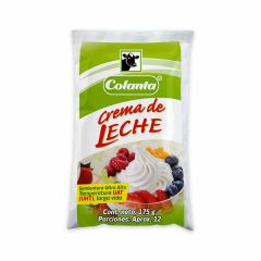 Crema De Leche Colanta Semientera Uht Bolsa x 175gr