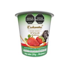 Yogurt Colanta 170g Bufala Vaso Fresa
