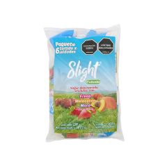 Yogur Colanta Slight Sabor A Fresa Melocotón Y Mora Bolsa x 200gr x 6 Unidades