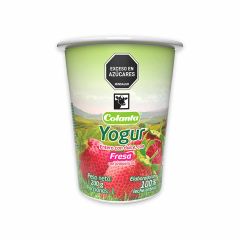 Yogur Colanta Sabor A Fresa Vaso x 200gr