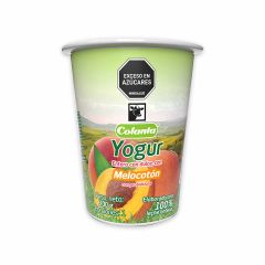Yogur Colanta Sabor A Melocotón Vaso x 200gr