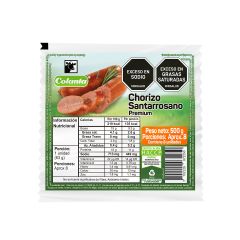 Chorizo Satarrosano Colanta Premium x 500gr x 8 Unidades