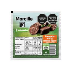 Morcilla Colanta x 450gr x 8 Unidades