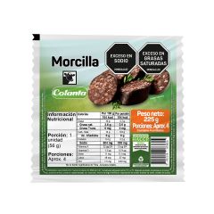 Morcilla Colanta x 225gr x 4 Unidades
