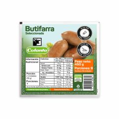 Butifarra Colanta x 450gr x 18 Unidades