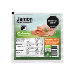 Jamón Seleccionado Colanta x 450gr x 22 Unidades
