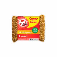 Esponja Bonbril Multiesponja Oro Plata x 2 Unidades Súper Ahorro