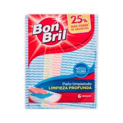 Toalla Cocina Bonbril Antibacterial 6u