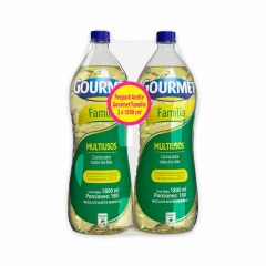 Aceite Vegetal Gourmet Familia Multiusos Prepack x 1800ml x 2 Unidades