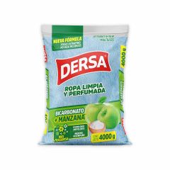 Detergente En Polvo Dersa Bicarbonato + Manzana x 4000gr