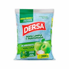 Detergente En Polvo Dersa Bicarbonato + Manzana x 2000gr