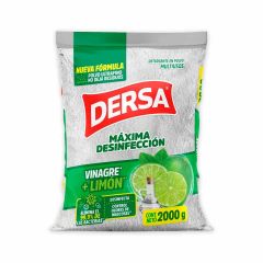Detergente En Polvo Dersa Vinagre + Limón x 2000gr