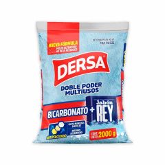 Detergente En Polvo Dersa Bicarbonato + Jabón Rey x 2000gr