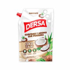 Suavizante De Telas Dersa Aroma Coco Y Aloe Doypack x 800ml