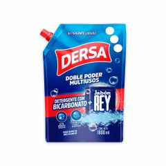 Detergente Líquido Dersa Con Bicarbonato + Jabón Rey Doypack x 1800ml