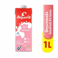 Leche Alquería Light Descremada 0% Grasa Tetra x 1000ml