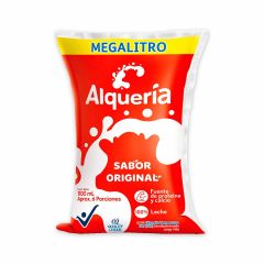 Leche Alquería Sabor Original Larga Vida Bolsa x 1100ml
