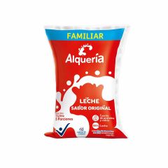 Leche Alquería Sabor Original Larga Vida Bolsa X 1000ml