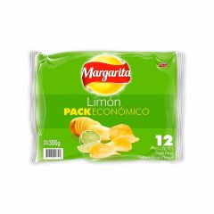 Papas Margarita Sabor A Limón x 25gr x 12 Paquetes