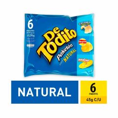 Detodito Paketón Sabor Natural x 45gr x 6 Unidades