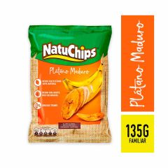 Pasabocas Natuchips Hojuelas De Plátano Maduro x 135gr