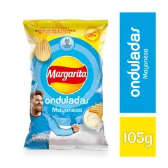 Papas Margarita Onduladas Sabor A Mayonesa x 105gr
