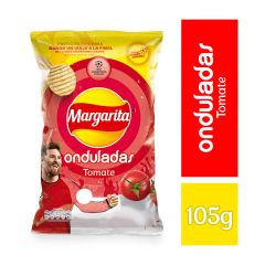 Papas Margarita Onduladas Sabor A Tomate x 105gr