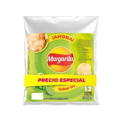 Papas Margarita Sabor A Limón X 25gr X 12 Paquetes Oferta Especial