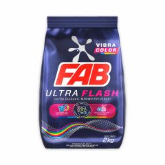 Detergente En Polvo Fab Ultra Flash Color x 2000gr