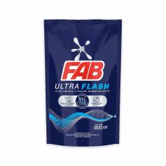 Detergente Líquido Fab Ultra Flash Doypack x 900ml
