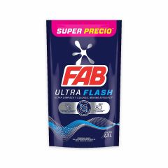 Detergente Líquido Fab Ultra Flash Doypack x 1300ml Súper Precio