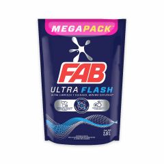 Detergente Líquido Fab Ultra Flash Doypack x 1800ml Megapack