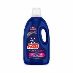Detergente Líquido Fab Ultra Flash Color Pet x 3000ml