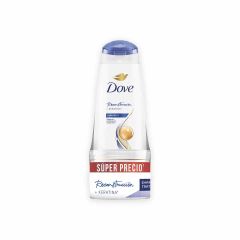 Shampoo Dove Reconstrucción Keratina X 370ml + Tratamiento X 300ml Súper Precio