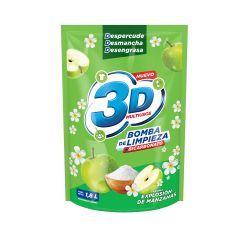 Detergente Líquido 3d Multiusos Explosión De Manzanas Doypack X 1800ml