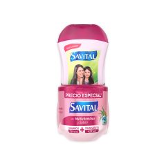 Shampoo Savital Con Multivitaminas Y Sábila X 510ml + Tratamiento Savital X 425ml Precio Especial