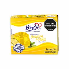 Gelatina En Polvo Konfyt Sin Azúcar Sabor A Piña x 10gr