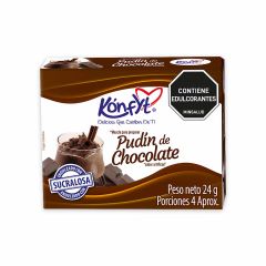 Mezcla Lista Konfyt Para Preparar Pudín Sabor A Chocolate Sin Azúcar x 120gr