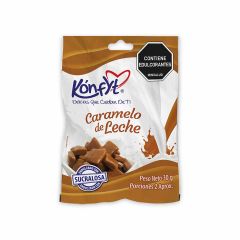 Caramelo Blando Konfyt Sabor A Leche Sin Azúcar Bolsa x 30gr