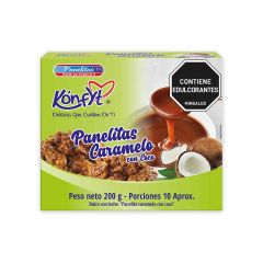 Panelitas Konfyt Caramelo Con Coco Sin Azúcar x 200gr