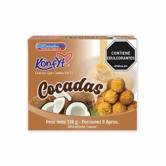 Cocadas Konfyt Dulce Con Leche Sin Azúcar x 130gr