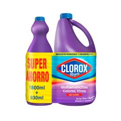 Quitamanchas Clorox 1800m + 930m Rc P/es