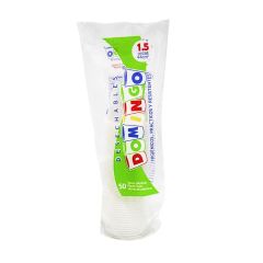 Vaso Plastico Domingo 1.5onz 50u