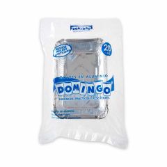 Moldes En Aluminio Domingo Para Spaguetti x 20 Unidades