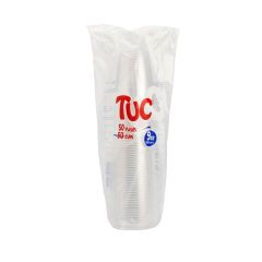 Vaso Desechable Tuc 9onz 50u Translucido