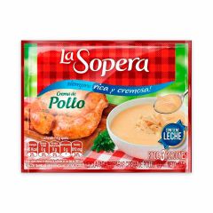 Crema De Pollo La Sopera Sobre x 45gr Rinde 3 Porciones
