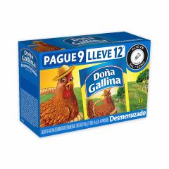 Caldo De Gallina Desmenuzado Doña Gallina x 108gr Pague 9 Lleve 12 Sobres