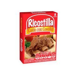 Caldo De Costilla Ricostilla x 84gr x 8 Cubos