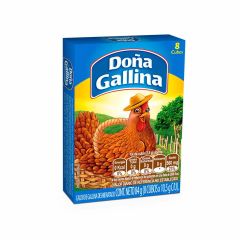 Caldo De Gallina Doña Gallina x 84gr x 8 Cubos