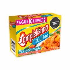 Caldo De Gallina Completísimo Desmenuzado x 9gr Pague 10 Lleve 12 Sobres